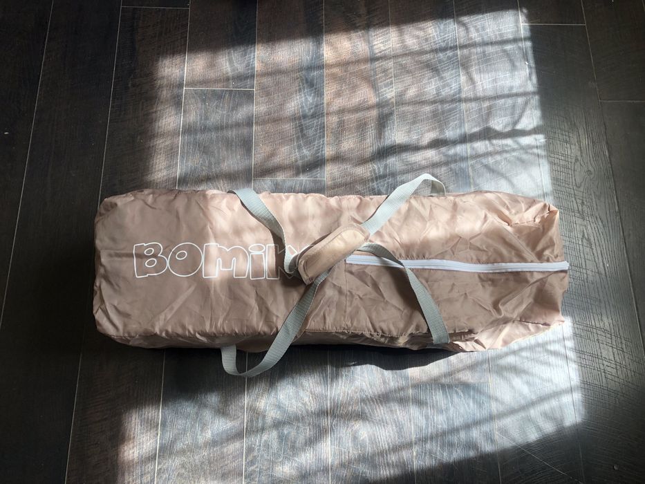 Кошара Bomiko за бебе сива