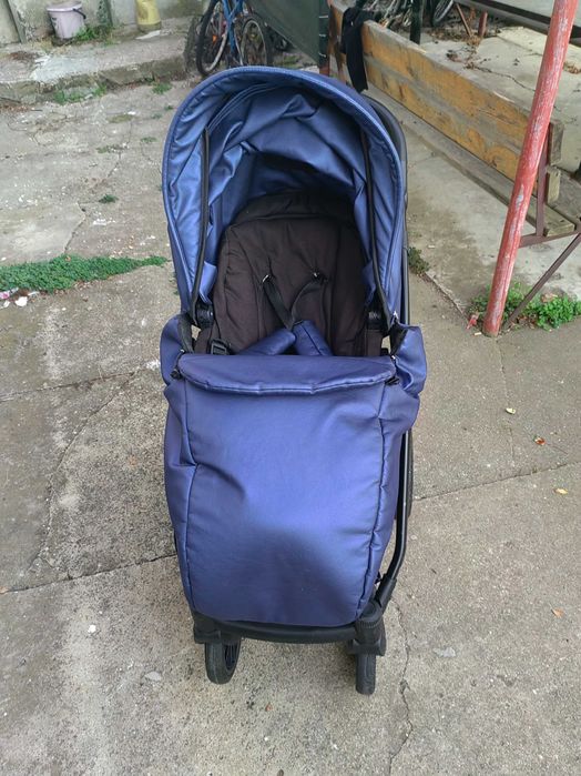 Бебешка количка 3 в 1 Tutek Grander VX Eco - цвят Metalic Blue