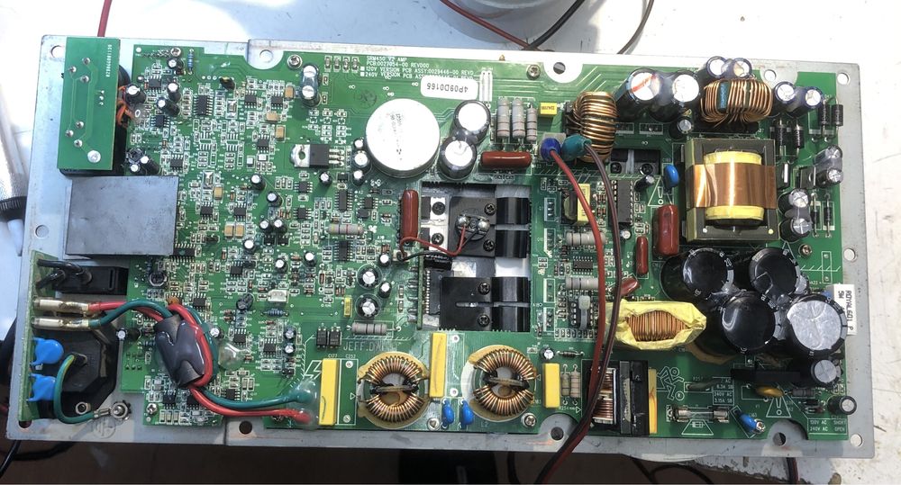 Tablou Crossover dsp xa 4000 procesor reparatii mixer dynacord