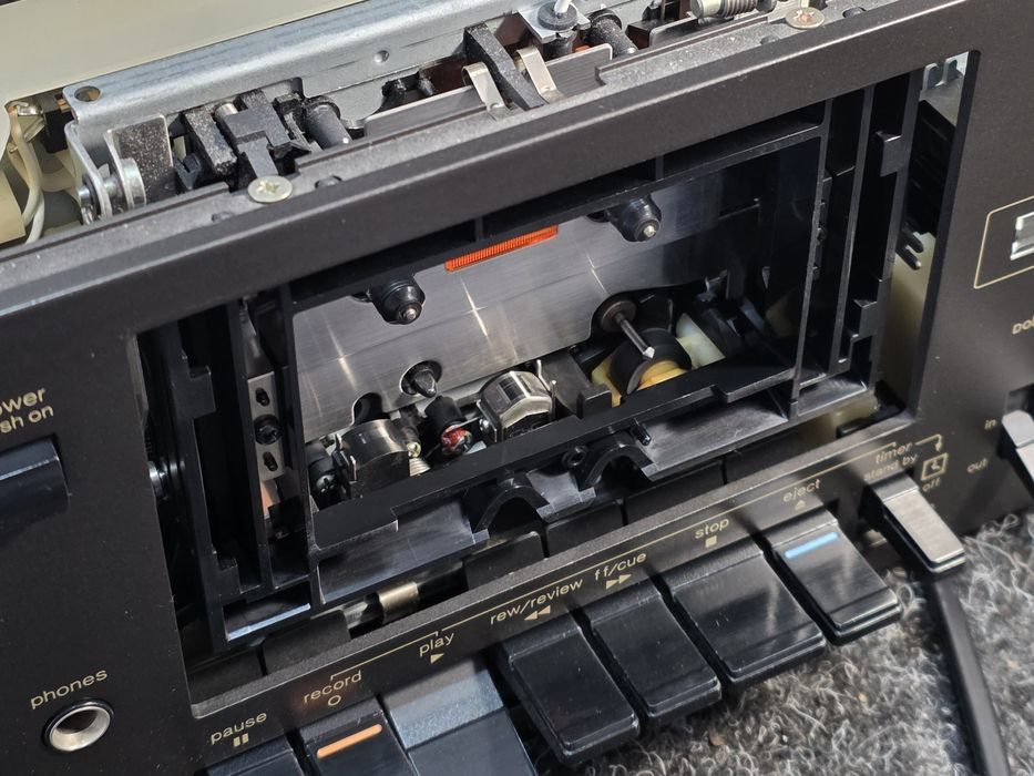 Casetofon deck TECHNICS RS-M33G,  retro analogic, bias, eq, vumetre