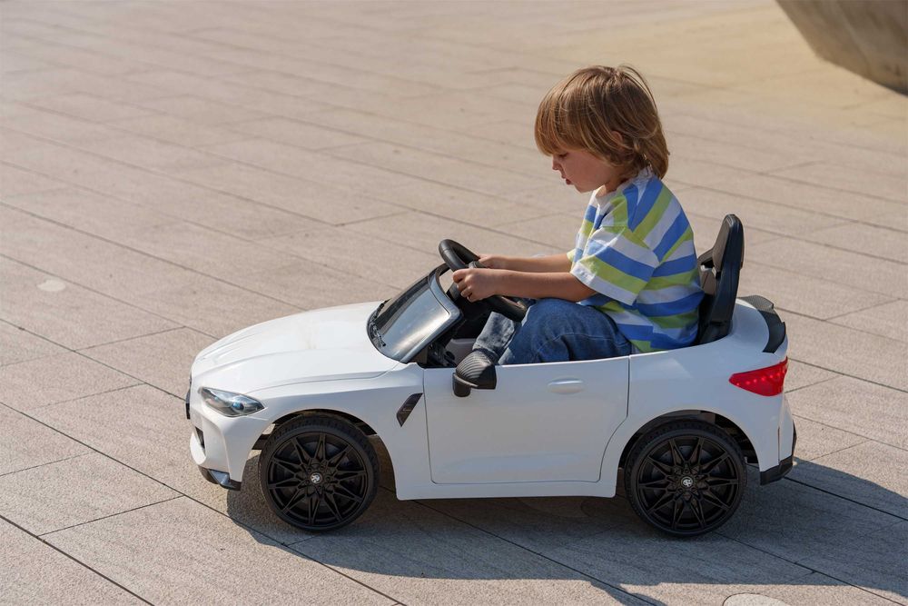 Лицензирана Акумулаторна Кола BMW M4 2025,110W,12V7Ah,EVA гуми
