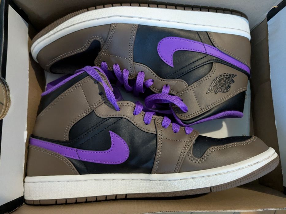 Nike Jordan 1 Mid Purple Mocha