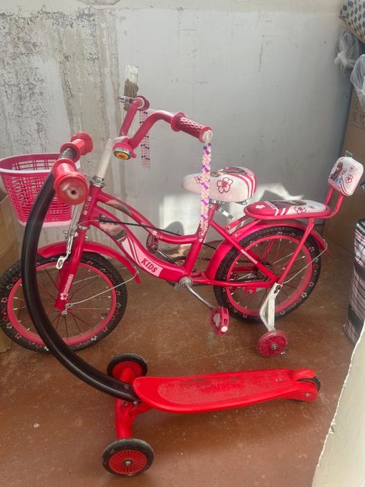 Велик и самокат