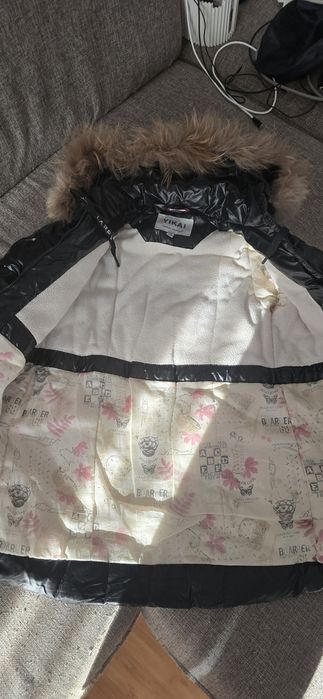 Зимнее пальто пуховик на девочку