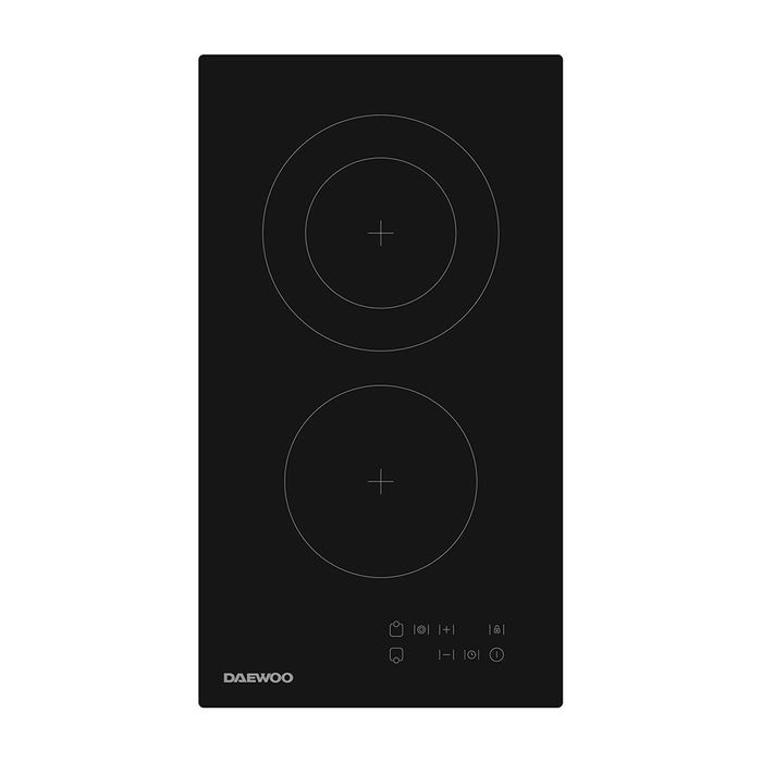 Двоен скъклокерамичен плот Daewoo BH3VTF20BNL-DE 30 см