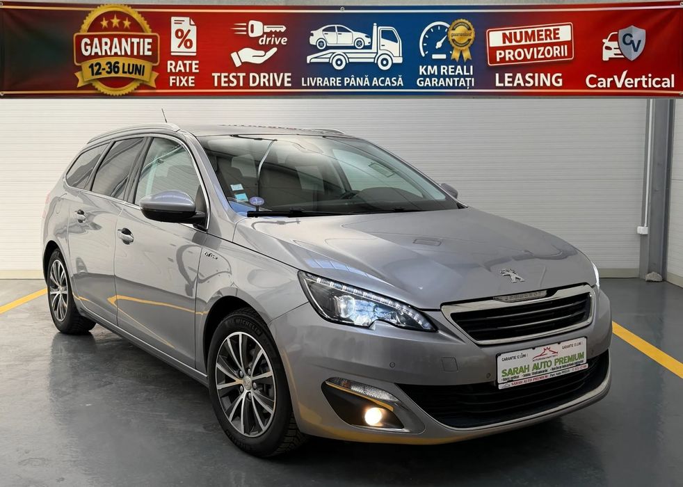 Peugeot 308 1.2i/130cp/Panoramic/GTLINE/Cutie manuala/Garantie12luni/Rate