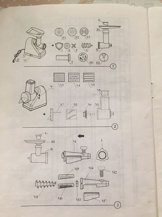 Машина кухонная электромеханическая