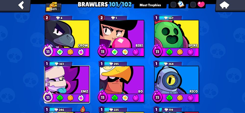 Продам аккаунт Brawl Stars