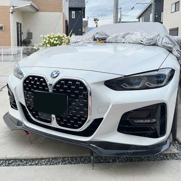 Lip prelungire bara fata M-Tech BMW Seria 4 G22 2021+ Negru Lucios