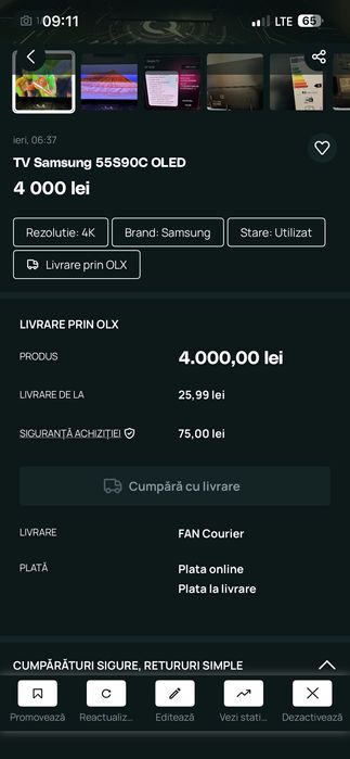 Samsung 55S90C OLED TV
