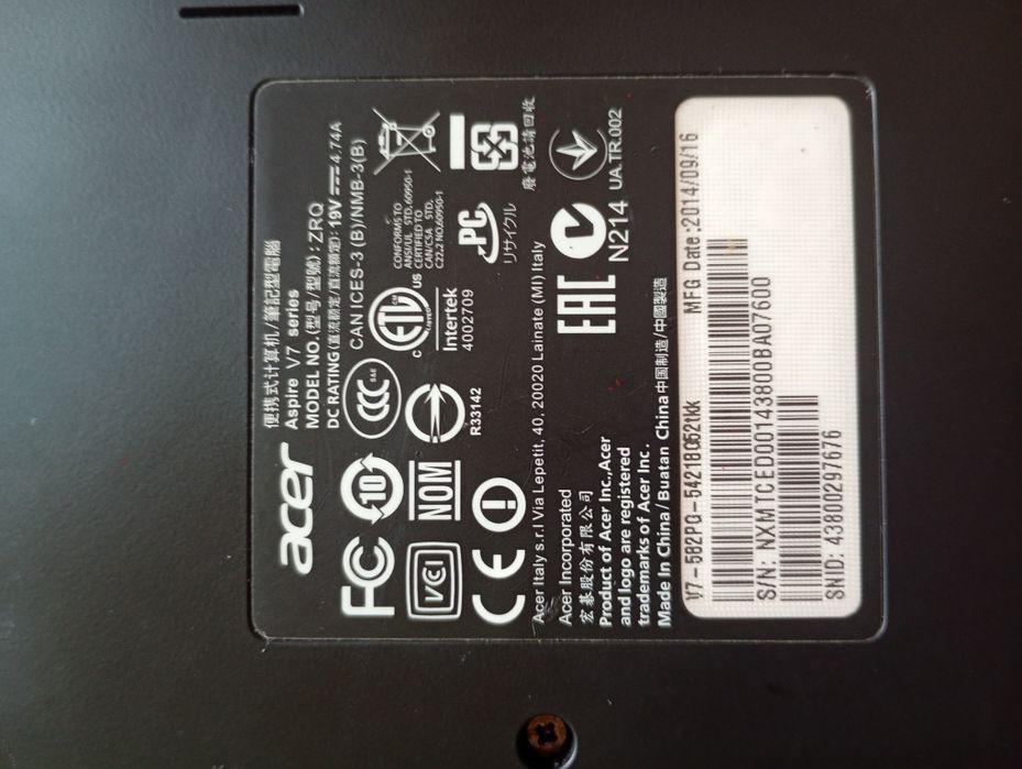 Vând laptop Acer Aspire i5 , 12gb ram