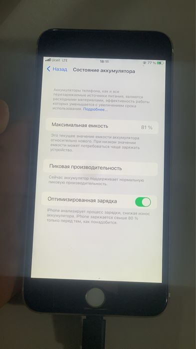 Iohone 6 s plus silver 32gb