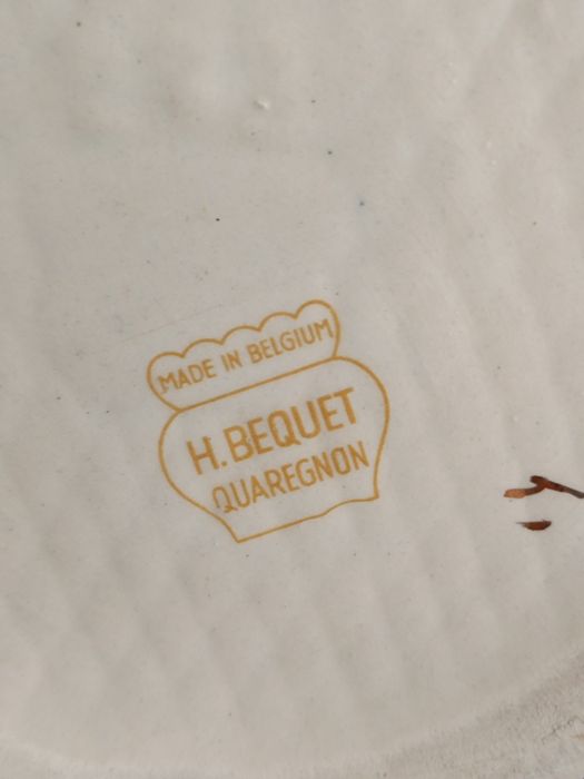 Белгийска порцеланова ваза кана