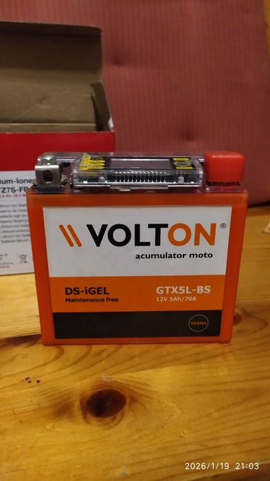 acumulator Volton 12V 5Ah YTX5L-BSiGEL
Cod prod