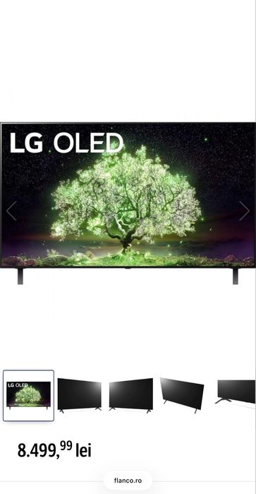 TV LG OLED 139 cm Smart 4K Ultra HD OLED55A13LA