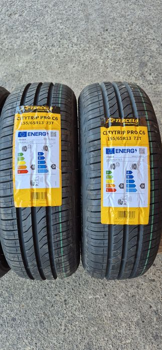 4 anvelope vara noi Tercelo 155/65/13,dot 2025.Pretul este pe bucata.