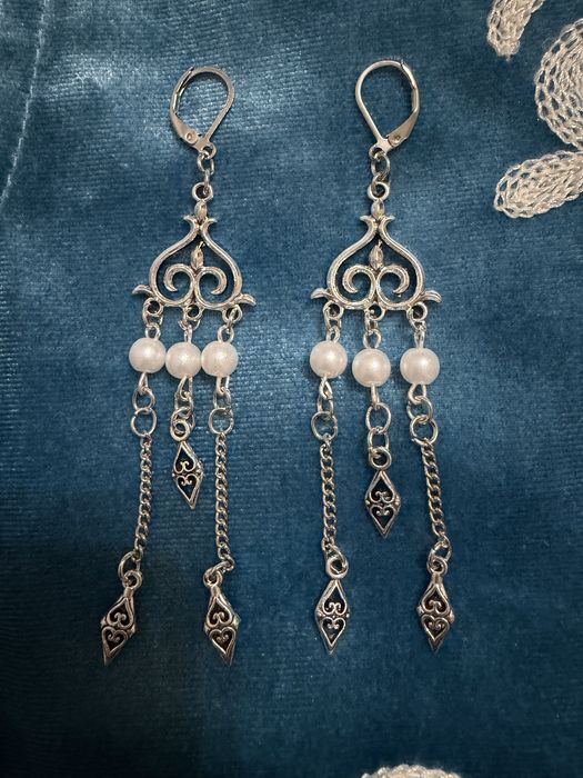 Серьги в национальном стиле.