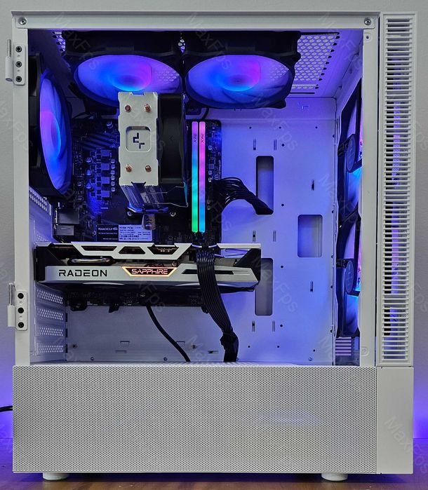 НОВО! Геймърски компютър! RX 6600, Ryzen 5 5600, 16GB RAM, 600 W