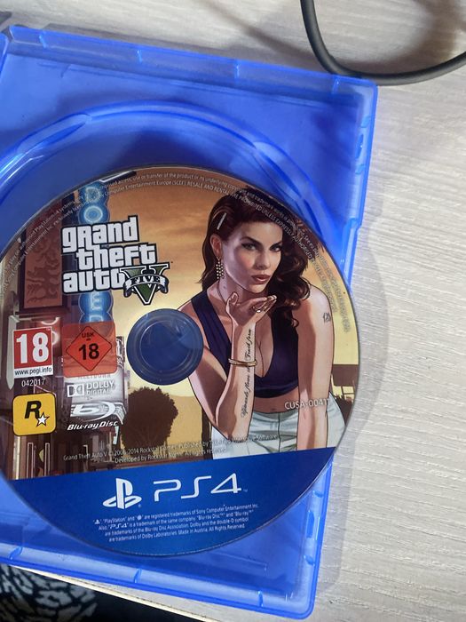 Продам игру на пс 4 гта 5
