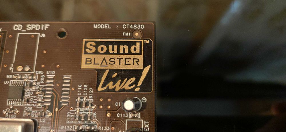 Creative Sound Blaster Live! 5.1  model CT4830 -  звуковая карта