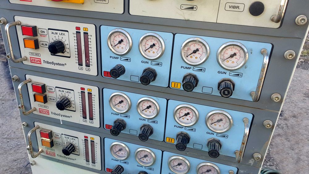 Aparat vopsit electrostatic