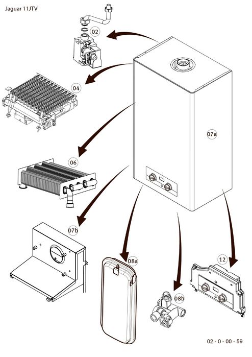 Запчасть Для Котлов и Воданагреватель все модели