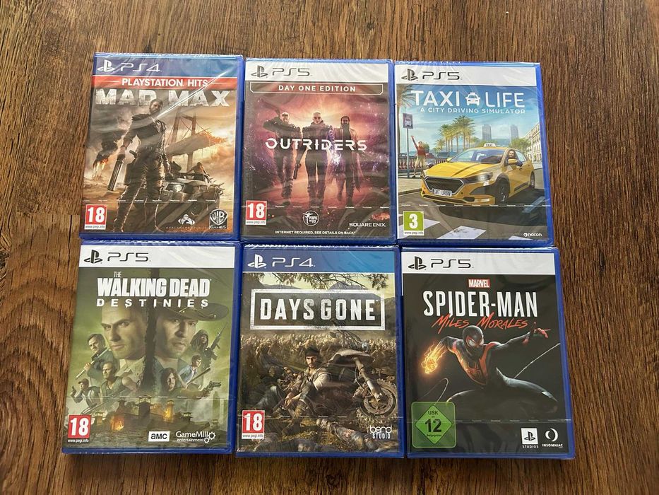 Чисто нови игри за PlayStation 5 - неразпечатвани