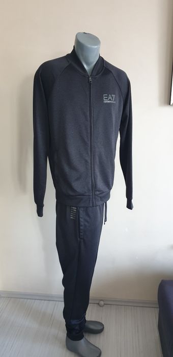 Emporio Armani EA7 Slim Fit Mens  50/L ОРИГИНАЛ! Мъжки Екип / комплект