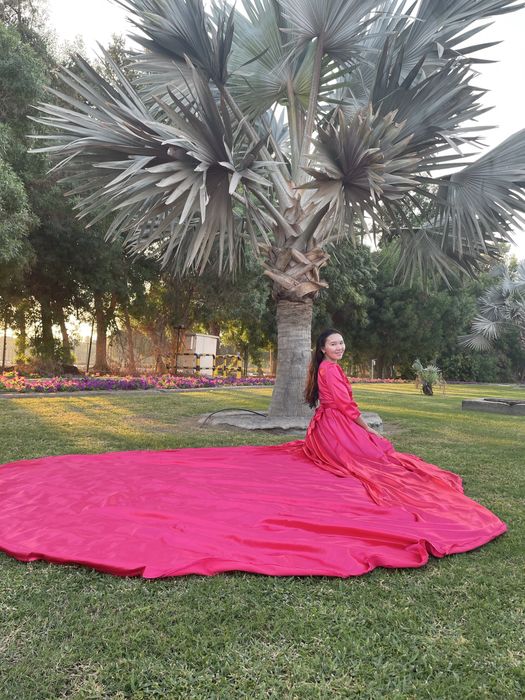 Пролам платье шлейф