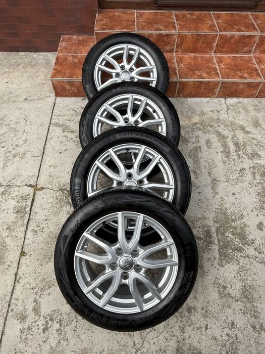 Jante 5x112 audi, skoda, vw , seat 205/55/16 anvelope vara 2023