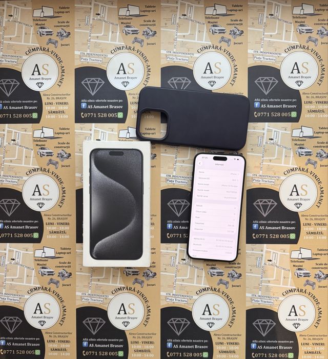 Apple iPhone 15 Pro Max 256Gb Neverlocked la cutie