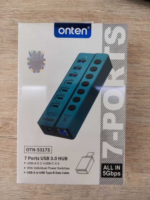 USB хаб Onten OTN-5317S USB 3.0