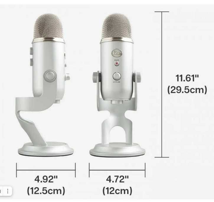 Студийные USB-микрофоны Blue yeti