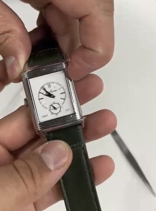 jj lecoultre reverso duoface green