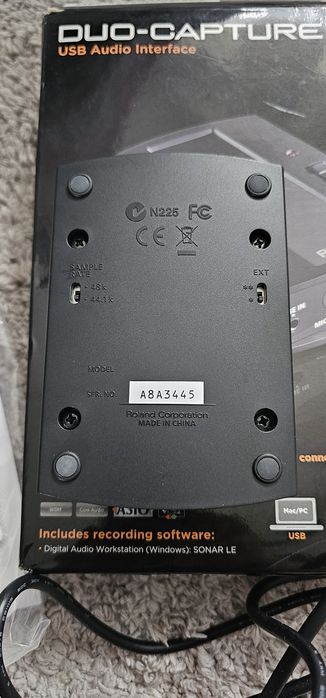 interfață audio USB portabilă Roland Duo-Capture (UA-11)