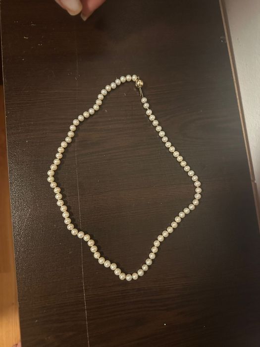 Colier perle reale de cultura