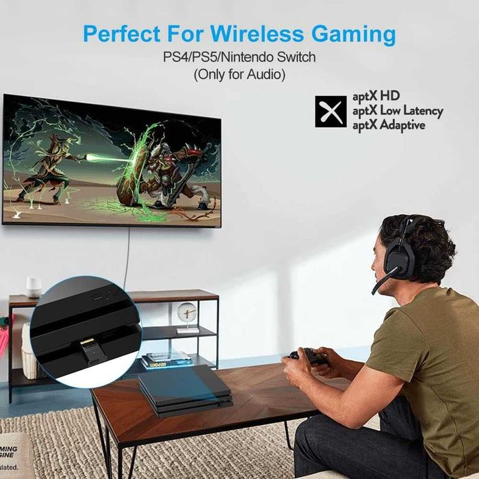 1Mii външен 5,0 USB аудио адаптер за аудио предавател за PC