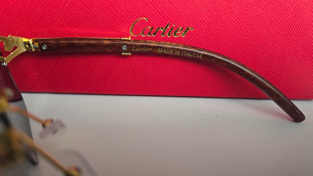 Ohelari de soare Cartier Leopard Negru, factor de protectie UV400