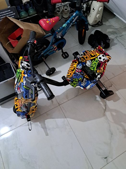 Tricicleta electrica MYRIA Drifter Sky Rider MY7056FRF, 8 inch, multic