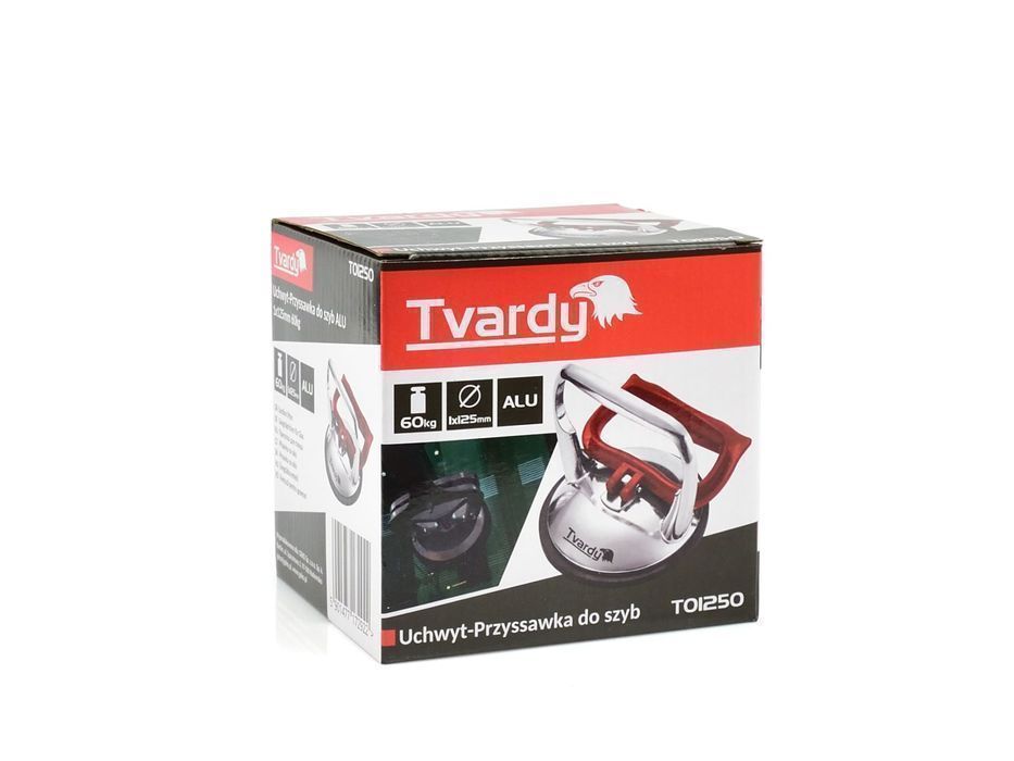 Ventuza din aluminiu pentru sticla 1x125mm 60kg