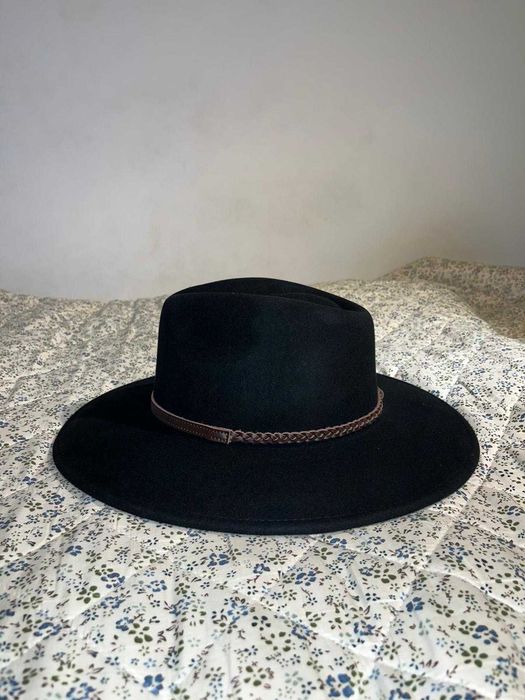 Pălărie Fedora Neagra 100% Lana – Stil Elegant Clasic