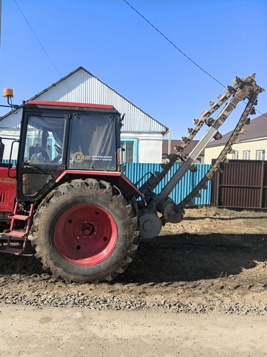 Аренда Мтз трактор  траншекопатель  фреза  бара