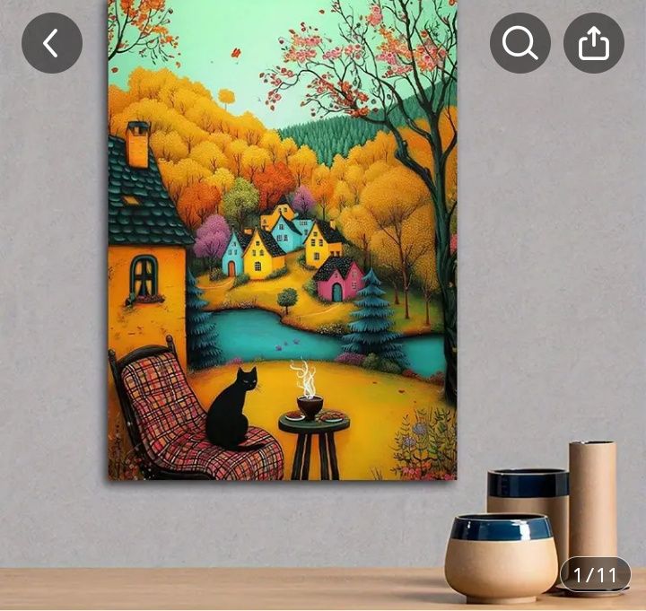 Картина на Ван Гог на кафе на открито през нощта с хора,