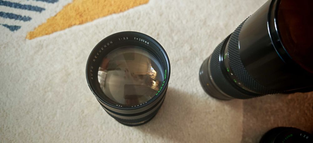 Obiective vintage montura  Pentax pk ,135mm f2,8 , 50mm f1,7, 200mm 75-205mm