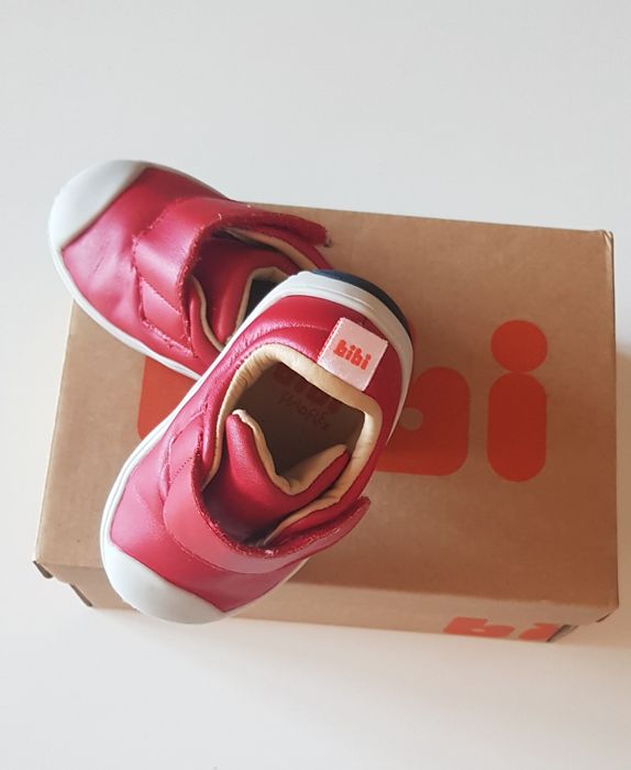 Pantofi Bibi nr. 20 piele naturala, rosii