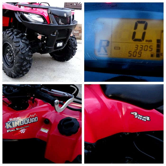 ATV SUZUKI  KINGOUAD 700 cm‼️2008‼️3300 km ‼️original‼️nu (can am,linhai ,tgb,cf moto)
