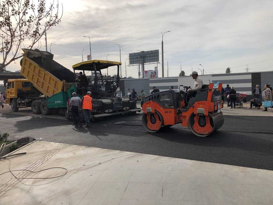 Асфальтирование дорог в Ташкенте и Таш областях