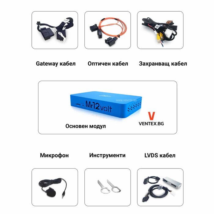 CarPlay и Android Auto интерфейс за Audi MMI 2G High – Mr12Volt