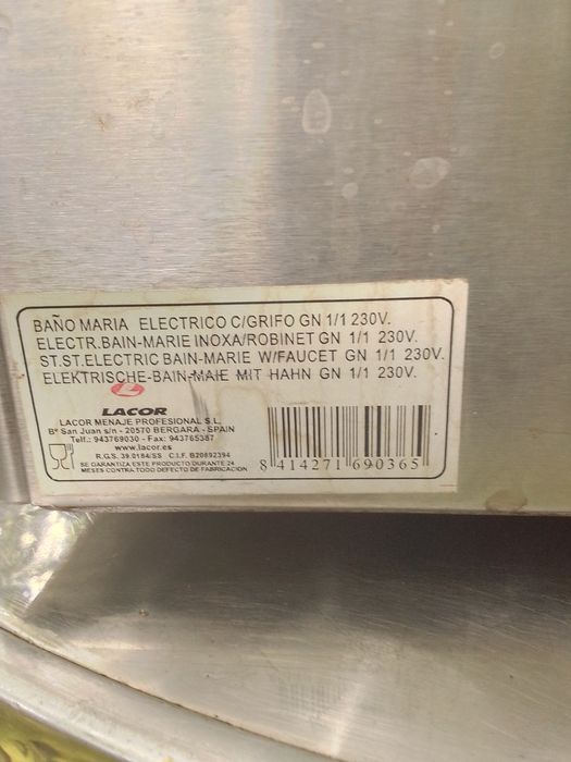 Vând Bain marie lacor