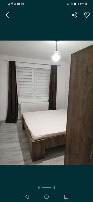 închiriez apartament cu 2 camere complet mobilat și utilat